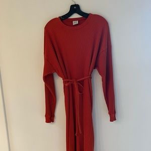 Baserange Ribbed Cotton Wrap Dress